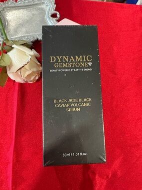 Black Jade Black Caviar Volcanic Serum - Black